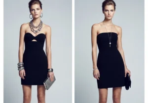 common mistakes when styling black strapless mini dress for party