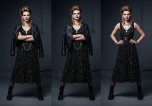 black strapless mini dress outfit ideas cocktail party styles collage